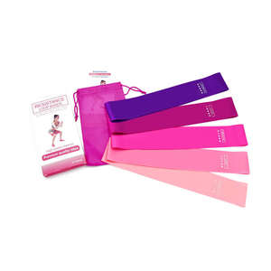 Paquete de 5 Bandas de Yoga al por Mayor, Cuerda Elástica para Estiramiento, Bandas de Resistencia para Entrenamiento Físico - Product Image 4