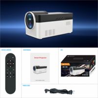 Projecteur de cinéma maison intelligent HY450 Android 11 OS 700 ANSI Portable éducation affaires 3D stéréo extérieur 4k projecteur