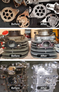 Cabinet humide de souffle de sable de machine de sablage de l'eau <span class=keywords><strong>KF</strong></span>- 9080W - Product Image 6