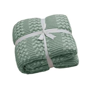 Couverture gaufrée unie de luxe douce en fibre de bambou (50%) et coton (50%) pour <span class=keywords><strong>canapé</strong></span>/<span class=keywords><strong>lit</strong></span> – Vente en gros à prix abordable - Product Image 5