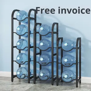 Giá lưu trữ đa cấp giá lưu trữ nước gia đình di động giá lưu trữ Thùng nước tinh khiết đứng sàn để lưu trữ hộ gia đình - Product Image 6