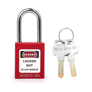 Candado de Seguridad Industrial <span class=keywords><strong>Zenex</strong></span>, Certificado ISO9001, ISO14001, CE, EX, Acero Endurecido, Grillete de 6 mm, Cuerpo de Nailon, Apertura con Llave, para Puertas - Product Image 1