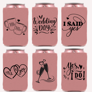 Lot de manchons isothermes en néoprène à motif dessin animé pour canettes – Personnalisables pour la promotion de boissons - Product Image 1