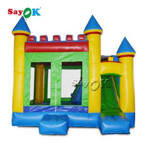 Château <span class=keywords><strong>gonflable</strong></span> combiné pour enfants, commercial, <span class=keywords><strong>pas</strong></span> <span class=keywords><strong>cher</strong></span>, fabriqué en Chine, pour bébés, avec trampoline - Product Image 1