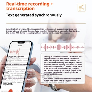 Registratore Vocale Digitale AI con Trascrizione in Tempo Reale, Riduzione del Rumore, Attivazione Vocale, Portatile per Riunioni e Interviste - Product Image 3