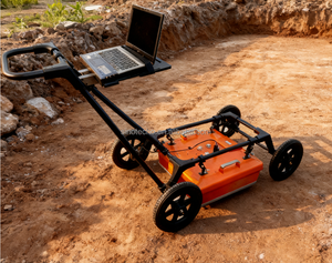 Không dây mặt đất thâm nhập Radar cho ngầm tiện ích Phát Hiện & bê tông kiểm tra độ phân giải cao gpr YL-GPR - Product Image 1