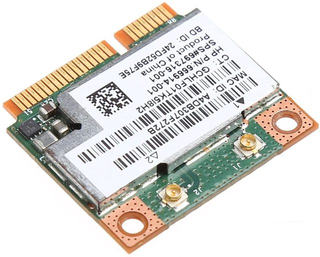 Dual Band BCM943228HMB BCM943228 802.11a/b/g/n Internal Laptop Mini Pci-e WiFi Card 300Mbps 2.4Ghz 5Ghz BT 4.0 Adapter