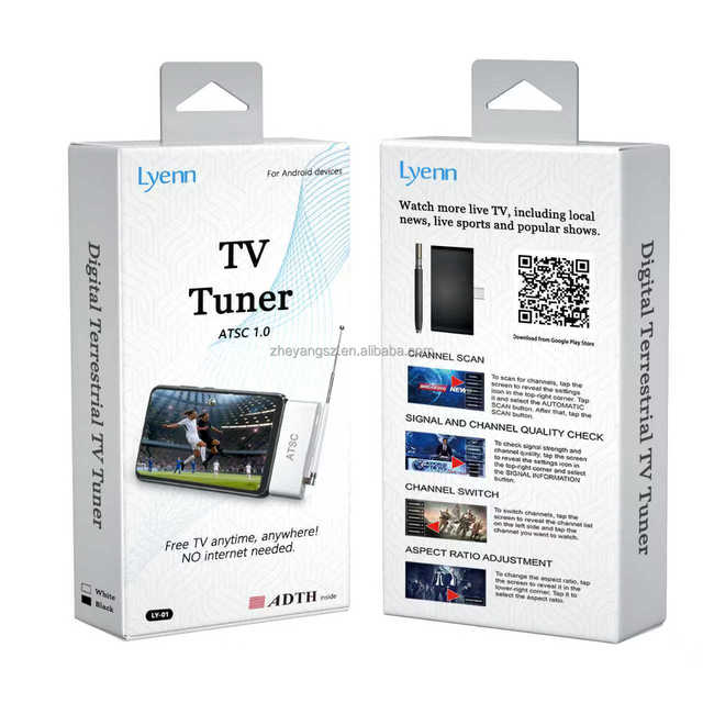 TV Tuner TV Dongle Type-C Receive signal Watch Digital TV Without Internet