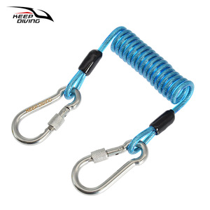 KEEP DIVING RP 026 Corde de sécurité anti-perte pour caméra de plongée avec crochet de verrouillage et câble en acier à ressort pour équipement - Product Image 6
