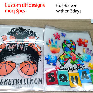 Screen Print <strong>Plastisol</strong> DTF Digital Printing <strong>Custom</strong> Designer Ready To Press Heat <strong>Transfer</strong> Designs For T Shirts Clothes Bags Hats - Product Image 4