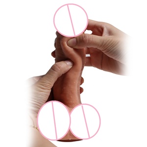 Pénis artificiel réaliste en silicone double couche, godemichet sexuel pour femmes et adultes - Product Image 3