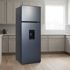 Réfrigérateur à congélateur supérieur 210L avec distributeur d'eau, double porte, en promotion, appareil électroménager - Product Image 2