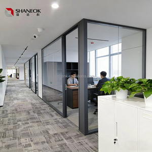 ผนัง<span class=keywords><strong>กั้น</strong></span>กระจกสองชั้นแบบบางพิเศษ, ผนัง<span class=keywords><strong>กั้น</strong></span>กระจกสำนักงานแบบโมดูลาร์, กันเสียง, ติดตั้งรวดเร็ว, คุ้มค่าสำหรับสำนักงาน - Product Image 3