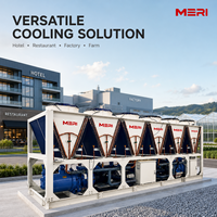 Refroidisseur industriel à vis refroidi par air 215 kW-640 kW avec compresseur semi-hermétique et réfrigérant R134a simple