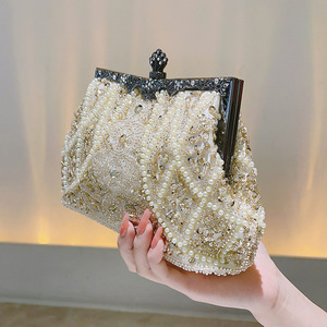 Bolso de Mano de Lujo con Perlas, de Alta Calidad, para Damas, Estilo Elegante para Fiestas y Bodas - Product Image 4