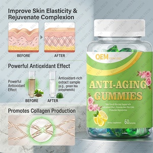 Complément alimentaire quotidien : Gommes naturelles à la vitamine C et E avec canneberge pour une peau éclatante et un éclat de jeunesse, soutien antioxydant - Product Image 2