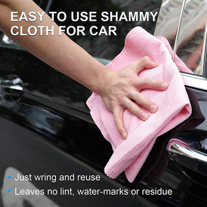 新しいスタイル快適で優しく高品質のレザーワイパーPvaChamoisシャミーナプキンラグ生地タオルペットカーヘア乾燥タオル - Product Image 6