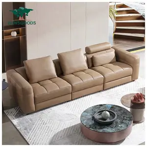 Modern avrupa tarzı kesit Mini güç Sofas ers kanepeler lüks masif ağaç oturma odası mobilya kanepe