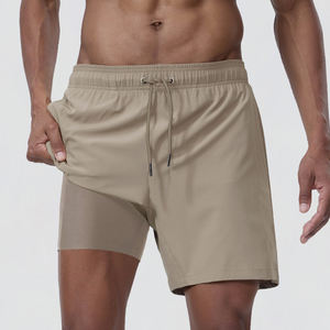 Shorts de course avec doublure, shorts de sport en nylon pour hommes, vente en gros, shorts de sport de haute qualité, fabriqués en usine - Product Image 2