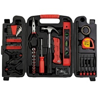 Ensemble d'outils à main haute résistance de 134 pièces, ensemble complet d'outils de réparation quotidienne, ensemble d'outils à main portables pour la maison, boîte d'outils