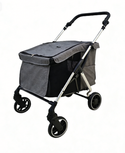 Mamago 303 Carrello Pieghevole Impermeabile a 4 Ruote per Animali Domestici, Comodo, Portatile, Leggero, Grande Capacità, Lavabile, Approvato dalle Compagnie Aeree - Product Image 1