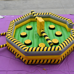 EASYFUN Factory - Juego Inflable Wipeout Meltdown de Alta Calidad, Juego Interactivo Comercial Eliminator para <span class=keywords><strong>Alquiler</strong></span> en Fiestas - Product Image 4