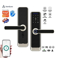 Aurelysse Professionele OEM ODM Slimme Deurvergrendeling Tuya WiFi Biometrische Vingerafdruk Hoge Beveiliging Fabrieksprijs voor Kantoor Thuis Verkoop