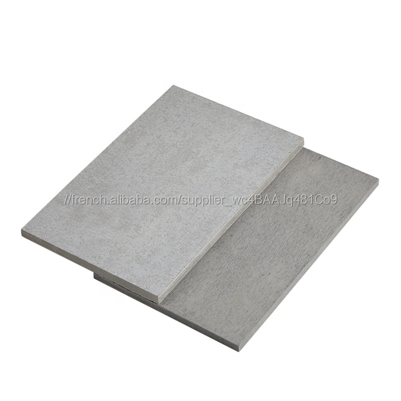 Couleur mur extérieur plaqué panneau de fibrociment
