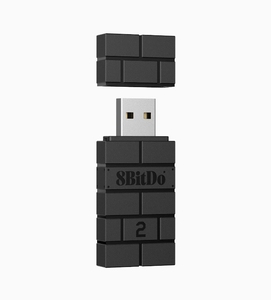 Original 8BitDo USB <b>Wireless</b> Receiver RR (2nd Gen)red 83DC01 and Black 83DC RR <b>Adapter</b> Bluetooth Gamepad Converter for Xbox - Product Image 2