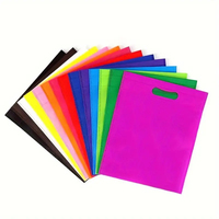 Sacs en non-tissé personnalisés avec logo, promotionnels, réutilisables, découpés à chaud, avec poignées, pour supermarché, directement de l'usine