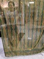 Matériau métallique en gros 100% tissu imprimé en polyester finition douce en mousseline de soie impression 50D tissé avec une feuille complète