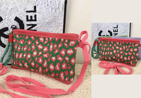 Premium imprimé léopard grande capacité sac de maquillage grande pochette de toilette multifonctionnelle pour les femmes voyage porte-monnaie étui