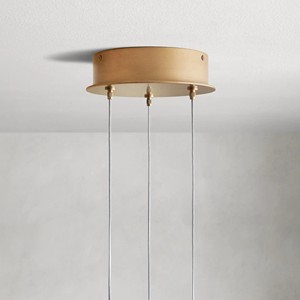 Alabaster cụm đèn chùm cho phòng khách trần cao ánh sáng đồ đạc lối vào trần mặt dây chuyền giọt đèn cho cầu thang - Product Image 4