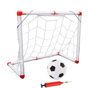 Indoor En Outdoor Plastic Mini Vouwen Voetbal Voetbal Doelpaal Net Set