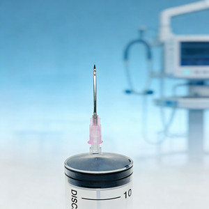Aguja Mezcladora Desechable de Acero Inoxidable con Jeringa <span class=keywords><strong>para</strong></span> Uso Médico, Diseño con Orificio Lateral - Product Image 4