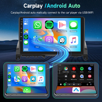 Autoradio Hikity 9 pouces pour Mercedes-Benz Classe C W204/S204 2007-2010, système audio 8 cœurs 4+64G/Carplay/Android Auto/GPS/WiFi/4G