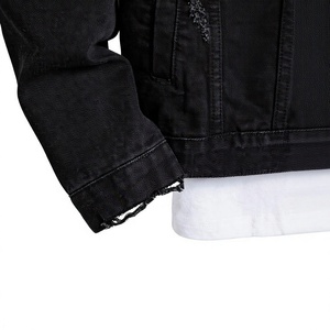 Mens Denim Jacket Fashionable Casual Streetwear Distressed <b>Jean</b> Jacket High Quality Winter Outerwear Loose Fit Vintage Style - Product Image 2