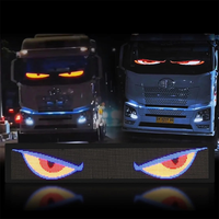 HD Flexible Auto LED-Panel USB 5V LED-Matrix-Panel mit Scrolling-Nachricht Easy Apply Glass