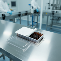Flacon en verre stérile de 10 ml prêt à l'emploi pour solutions d'emballage biopharmaceutique