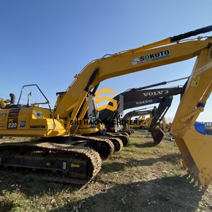 Garantie après-vente pour les projets d'infrastructure : Excavatrice hydraulique sur chenilles d'occasion Komatsu PC220 de 22 tonnes - Product Image 2