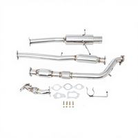Kit d'échappement turbo catback 3 pouces avec embout de 4,5 pouces et tuyau de descente pour Subaru WRX STI GD EJ205 02-06 – Vente en gros