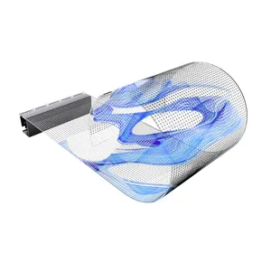 Affichage d'écran de Film cristal LED Transparent collant pour fenêtre en verre intérieur RVB <span class=keywords><strong>P5</strong></span> LED écran d'affichage de Film Transparent - Product Image 1