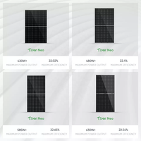 Jinko Tiger Neo 54m mono demi-cellule 410W 415W 420W 425W 430W panneau solaire photovoltaïque noir complet prix du système d'énergie