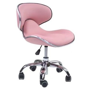 Fashion Beauty Salon Stool <b>Adjustable</b> Rotating Barber Styling Chair Hair Salon Stool With Wheels - Product Image 1