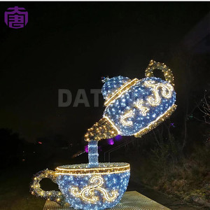 Luces LED 3D con diseño de tetera, impermeables IP65, para decoración exterior en centros comerciales - Product Image 5
