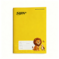 Cuaderno de ejercicios escolar de Ghana, 200x149mm, encuadernación cosida, cuaderno de escritura de una sola línea para estudiantes
