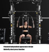 Équipement de musculation multifonctionnel, machine Smith, utilisation à domicile et en salle de sport, rack de musculation pour l'entraînement en force et le développement musculaire