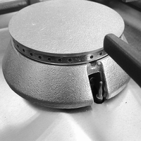 Cuisinière à gaz professionnelle Vansenk à 4 brûleurs en acier inoxydable avec four électrique, mode économie d'énergie et garantie de 1 an sur les pièces