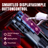 Automatische Männliche Sexspielzeuge Realistischer Po und Vagina 360° °   Heizfunktion mit 10 Vibrations- und 7 Stoßmodi für Stroker, Pocket Pussy mit LCD-Display