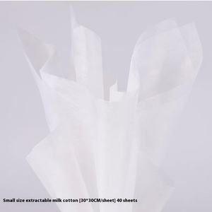 Papel de Envolver Floral de Algodón de Leche Desmontable Coreano, Material Impermeable para Envolver Ramos de Flores, Papel de Seda de Color Puro para Regalos - Product Image 5